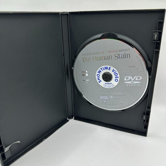 The Human Stain Anthony Hopkins Nicole Kidman R Showtime Video DVD Drama R Rated - Picture 3 of 3